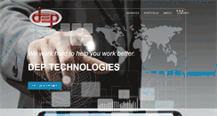 Desktop Screenshot of deptechnologies.com